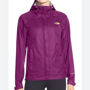 The North Face Women's Hyvent Purple Raincoat Jacket, Size Small